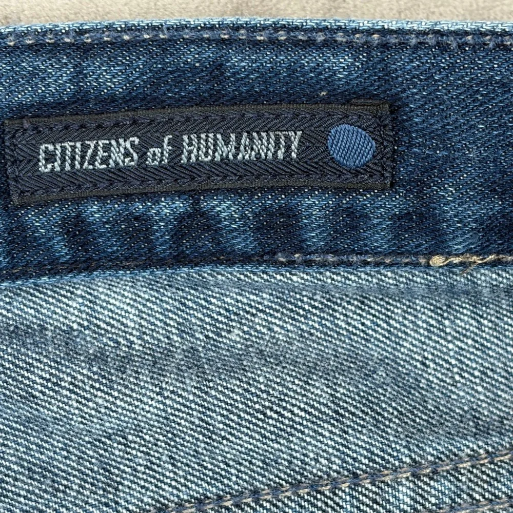 Citizens of Humanity Mens Jeans Straight Leg Blue Denim 38x32 12697 Style 606306